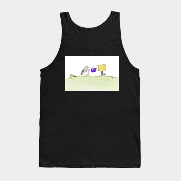 Hedgehog Post Tank Top by nicolejanes